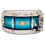 Slingerland Radio King Solid Maple Snare Drum - 14 x 5.5 in. Blue & Silver Lacquer