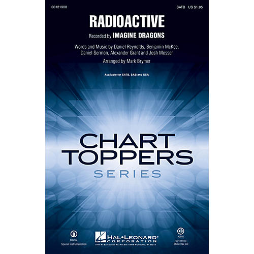 Hal Leonard Radioactive SAB by Imagine Dragons Arranged by Mark Brymer