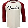 Fender Raglan Long-Sleeve Baseball T-Shirt - Medium Red