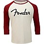 Fender Raglan Long-Sleeve Baseball T-Shirt - X Large Red