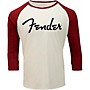 Fender Raglan Long Sleeve Baseball T-Shirt Large Red