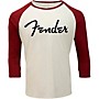 Fender Raglan Long Sleeve Baseball T-Shirt Medium Red