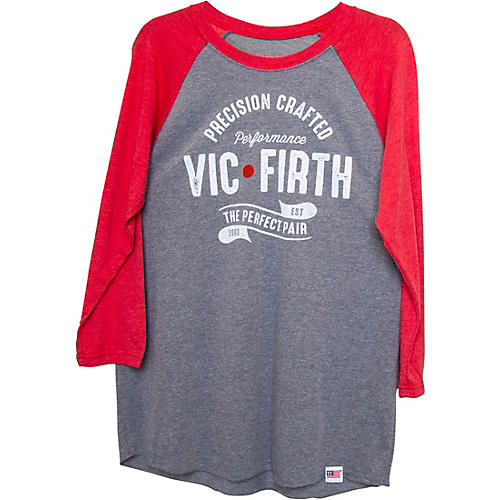Vic Firth Raglan T-Shirt Medium Gray
