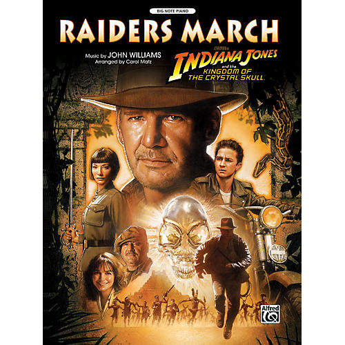 Alfred Raiders March (from Indiana Jones and the Kingdom of the Crystal Skull) Big Note Piano