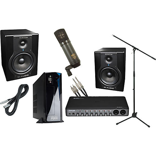 RainPak Computer Recording Package with M-Audio BX5a and Tascam US800