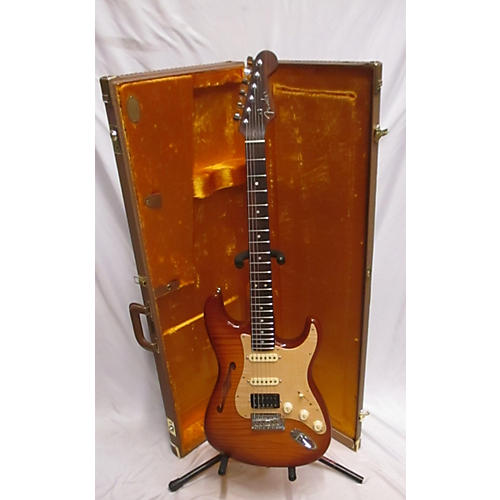 Fender Rarities Collection Thinline Stratocaster HSS Hollow Body Electric Guitar MOCHA