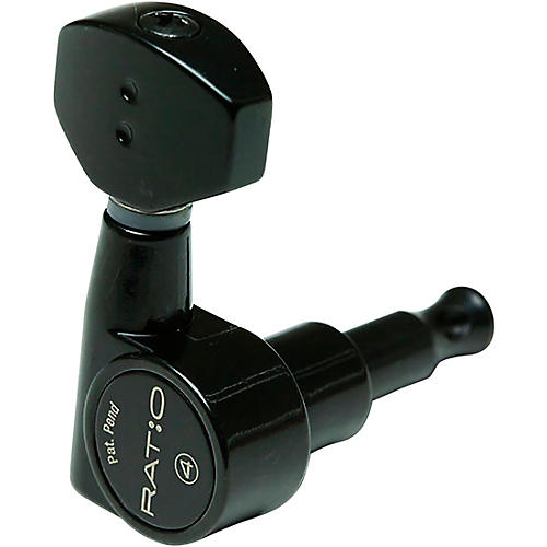 Graph Tech Ratio 6-In-Line Electric Guitar Tuning Machine Heads Condition 1 - Mint Black 6 String