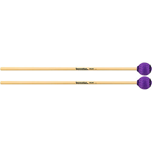 Innovative Percussion Rattan Marimba/Vibraphone Mallets Medium Purple Cord