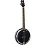 Open-Box Ortega Raven Series OBJE356-SBK-L Left-Handed 6-String Banjo Condition 1 - Mint Black