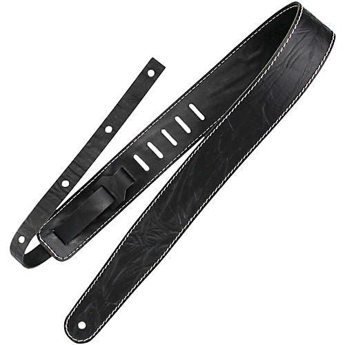 RICHTER Raw II Contour Guitar Strap Wrinkle Black