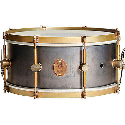 A&F Drum  Co Raw Steel Snare