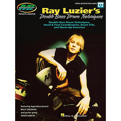 Hal Leonard Ray Luzier's Double Bass Drum Techniques - (Book/Video Online)