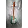 Used Sterling by Music Man Ray34 Sparkle Electric Bass Guitar sparkle green