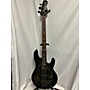Used Sterling by Music Man Ray34HH Burl Top Electric Bass Guitar Trans Black