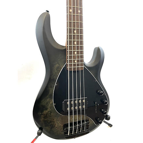 Sterling by Music Man Ray35 5 String Electric Bass Guitar Trans Charcoal