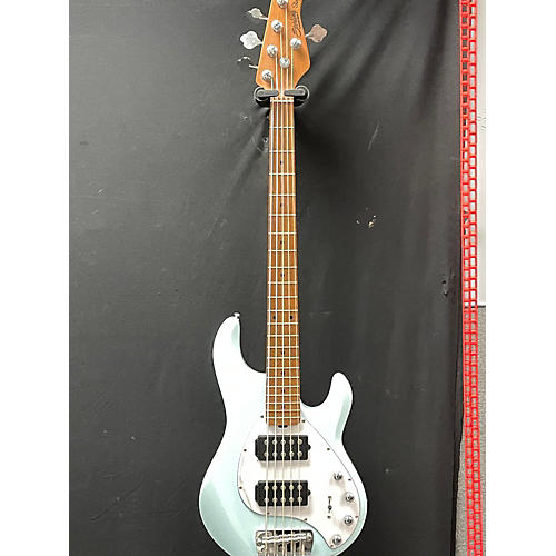 Sterling by Music Man Ray35 5 String Electric Bass Guitar Daphne Blue