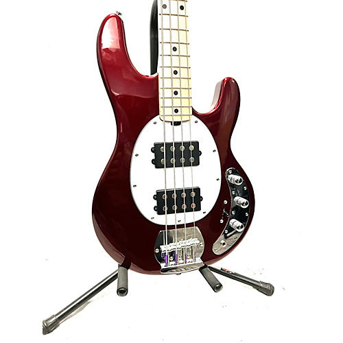 Sterling by Music Man Ray4 HH Electric Bass Guitar Trans Red