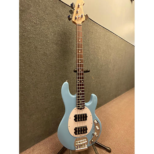 Sterling by Music Man Ray4 HH Electric Bass Guitar Chopper Blue
