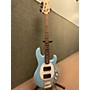 Used Sterling by Music Man Ray4 HH Electric Bass Guitar Chopper Blue