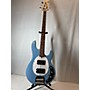 Used Sterling by Music Man Ray4 HH Electric Bass Guitar Blue