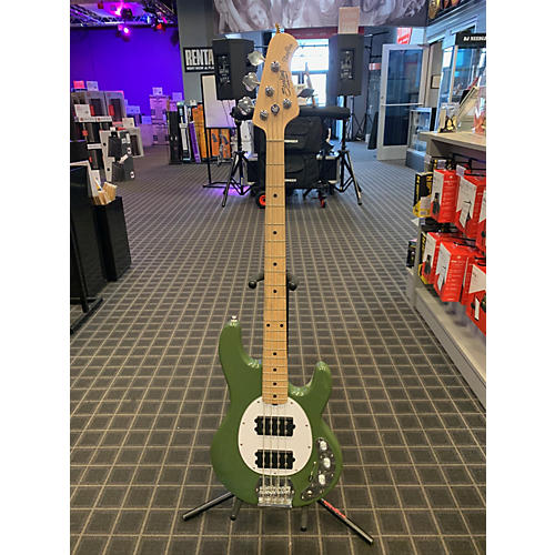 Sterling by Music Man Ray4 HH Electric Bass Guitar Olive