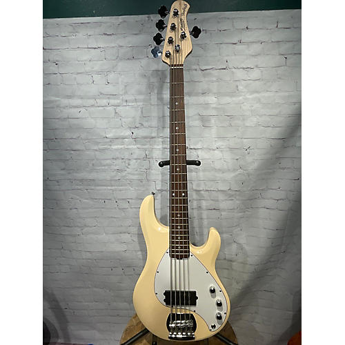 Sterling by Music Man Ray5 5 String Electric Bass Guitar Vintage Yellow