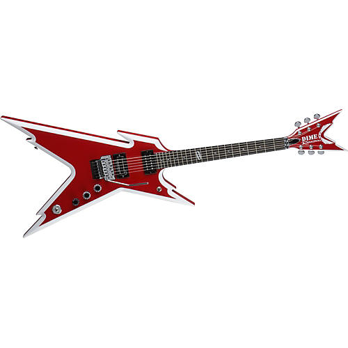 Razorback Red and White Electric Guitar