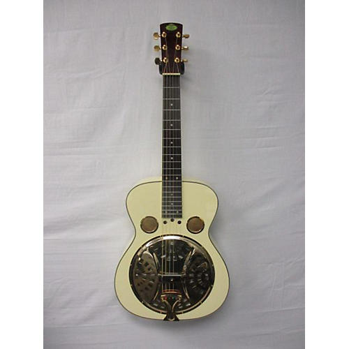 Regal Rd Square Neck Resonator Resonator Guitar Alpine White
