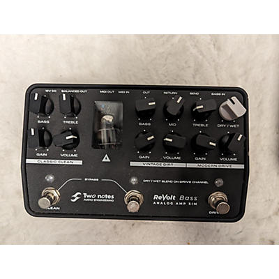 Two Notes AUDIO ENGINEERING ReVolt 3-Channel All-Analog Bass Simulator And DI Bass Effect Pedal