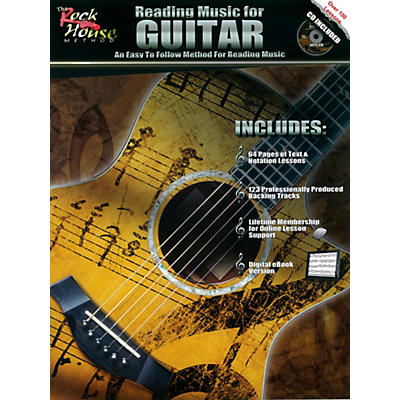 Rock House Reading Music for Guitar - An Easy to Follow Method for Reading Music (Book/Online Audio)