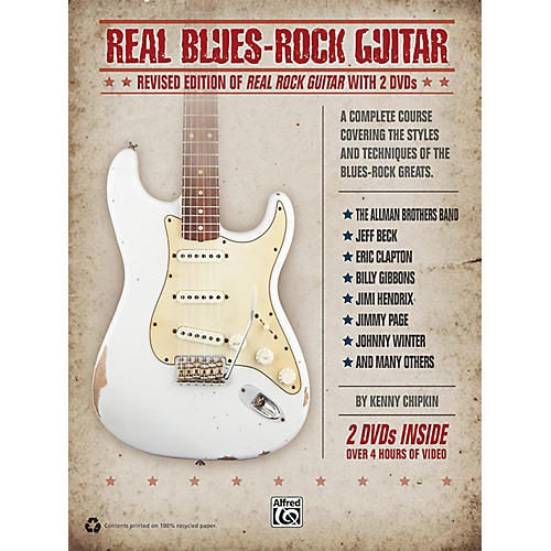Real Blues-Rock Guitar (Revised) Book & 2 DVDs