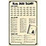 Hal Leonard Real Jazz Theory Wall Poster featuring Real Book Notation - 22 inch x 34 inch