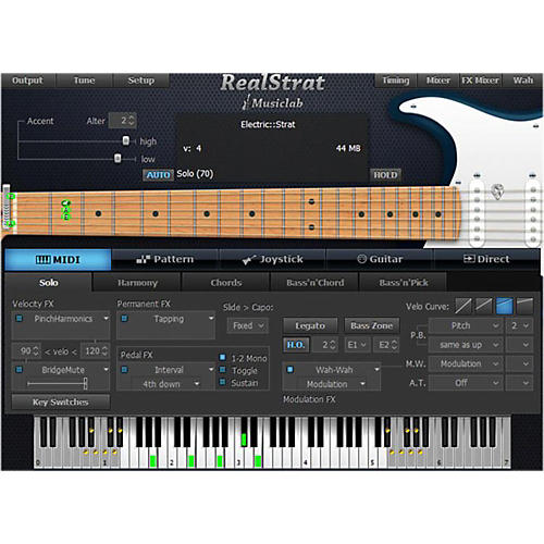 MusicLab RealStrat Virtual Guitar Software Download