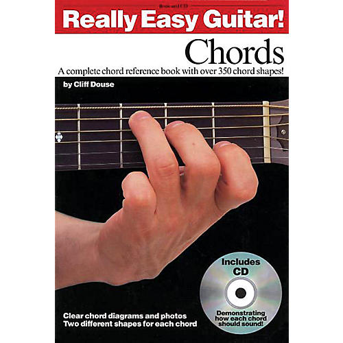 Music Sales Really Easy Guitar! - Chords Music Sales America Series Softcover with CD Written by Cliff Douse