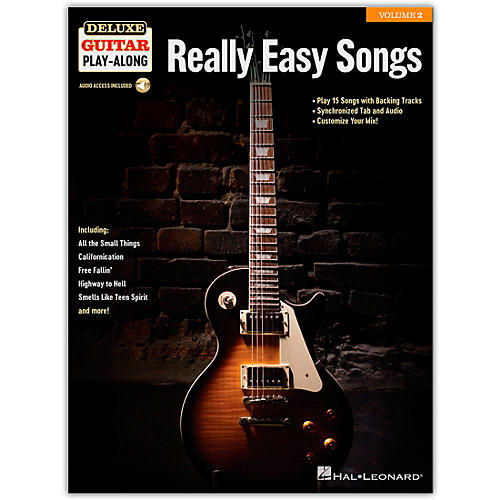 Hal Leonard Really Easy Songs Deluxe Guitar Play-Along Volume 2 Book/Audio Online