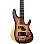 Schecter Guitar Research Reaper-5 5-String Electric Bass Guitar Satin Charcoal Burst