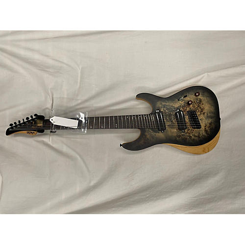 Schecter Guitar Research Reaper 7 MS 7 Solid Body Electric Guitar Charcoal Burst