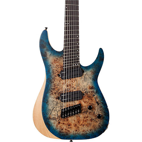 Schecter Guitar Research Reaper-7 MS 7-String Multi-scale Electric Guitar Sky Burst