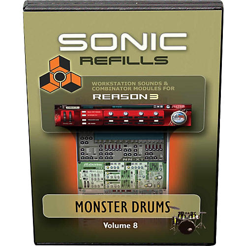 Reason 3 Refills Vol. 08: Monster Drums