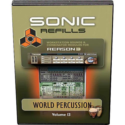 Reason 3 Refills Vol. 13: World Percussion (CD)