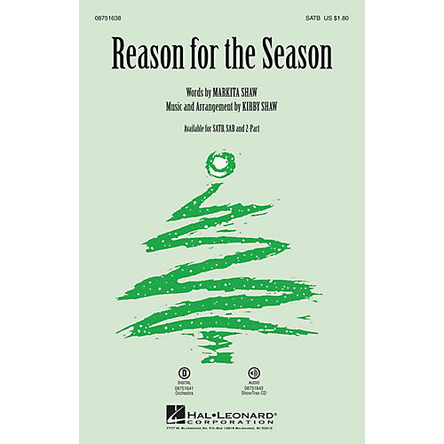 Hal Leonard Reason for the Season ShowTrax CD Composed by Kirby Shaw