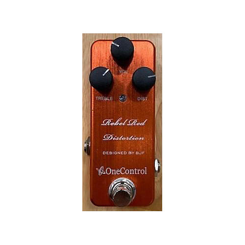 One Control Rebel Red Distortion Effect Pedal
