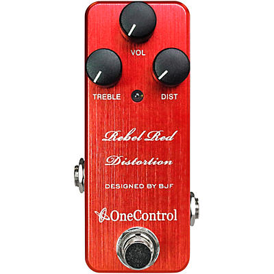 One Control Rebel Red Overdrive Effects Pedal