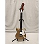 Used Harmony Rebel Solid Body Electric Guitar Gold Top
