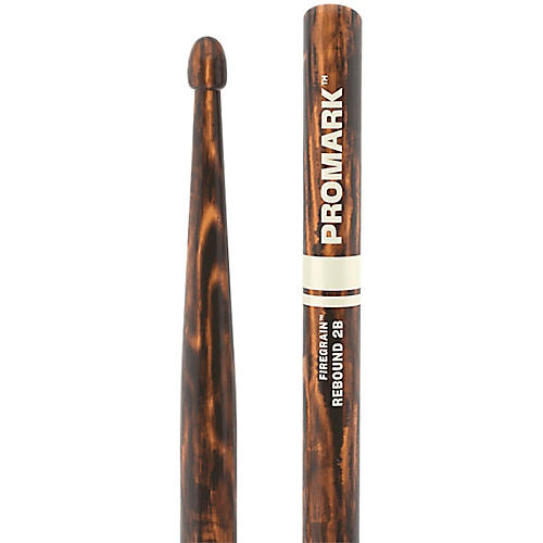 Promark Rebound FireGrain Acorn Tip Drum Sticks 2B