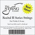 The String Centre Recital II Violin String set 4/4 Size1/4 Size