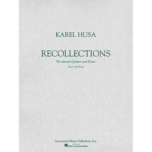 Associated Recollections (Score and Parts) Woodwind Ensemble Series Softcover Composed by Karel Husa