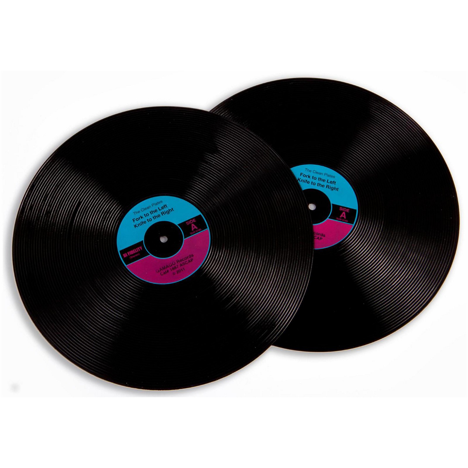 GAMAGO Record Placemats Set of 2 Musician's Friend