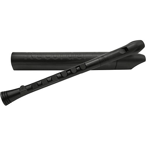Nuvo Recorder+ Baroque Fingering With Hard Case Black/Black