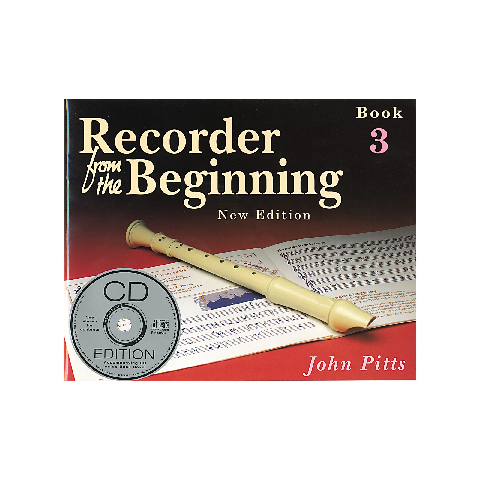Music Sales Recorder From the Beginning Book and CD 3 Musician's Friend